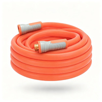 Tuyau d'arrosage haute pression 600 PSI en PVC renforcé tressé, diamètre 5/8'', raccords en laiton, flexible, anti-pli, robuste