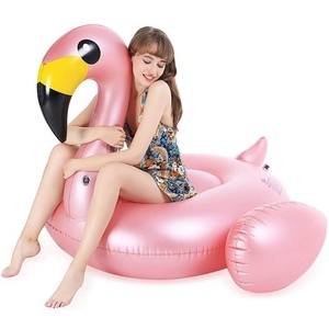 Flotteur gonflable flamant rose personnalisé pour piscine, jouets de fête aquatique pour adultes et enfants, jouets aquatiques gonflables - Product Image 1