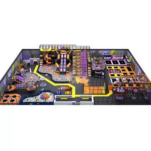 Grand <span class=keywords><strong>trampoline</strong></span> intérieur pour enfants, centre commercial, parc d'attractions, usage commercial - Taille personnalisée - Product Image 2