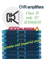 Amplificateur de puissance professionnel numérique Impressive Digital Stage D-4302, classe D, 4300 W/8 ohms, 7300 W/4 ohms, 12400 W/2 ohms, 2 canaux