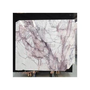 Newstar fabbrica cinese avorio bianco marmo lilla vendita calda con prezzo a buon mercato bianco neve lastra di marmo lilla lastra di marmo - Product Image 4
