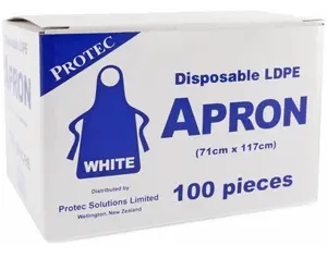 使い捨て プラスチック エプロン 個包装 - Product Image 1