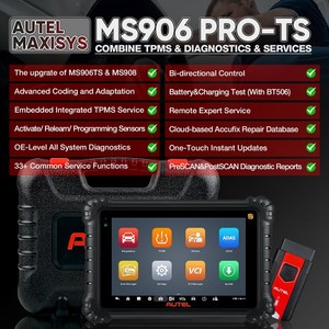 2025 Autel MaxiSYS MS906 Pro TS (MS906 pro-ts) oe-seviye tam sistemler teşhis ve TPMS Relearn aracı çift yönlü kontrol - Product Image 4