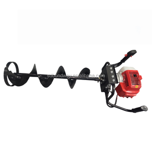 Tarière industrielle 52cc de qualité professionnelle, foret hélicoïdal pour le sol, perceuse à inversion, machine à percer <span class=keywords><strong>manuelle</strong></span>, alimentation par batterie métallique - Product Image 6