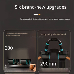 Deslizadores de ejercicio <span class=keywords><strong>Rueda</strong></span> abdominal Fitness Gimnasio en casa Equipo de entrenamiento Ruedas de plástico Ejercicio Máquina de reducción de celulitis muscular - Product Image 5