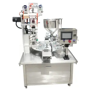 Hot Selling Automatic Plastic Fruit Juice Jelly Yogurt Drinking Mineral Water Cup Filling Sealing Machine