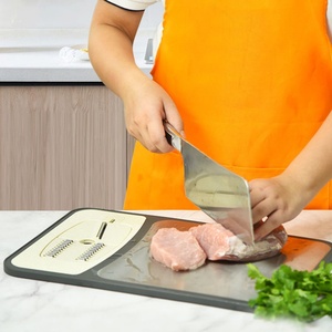 เขียงพลาสติกอเนกประสงค์ทำจากฟางข้าวสาลี พร้อมที่ขูด - Product Image 6
