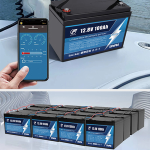 Derin döngüsü 12V Solar 200Ah lityum iyon piller dahili akıllı BMS için Bluetooth 12.8V <span class=keywords><strong>LiFePO4</strong></span> pil ile güneş/RV/tekne - Product Image 5