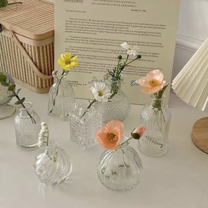 Centro de mesa de boda con cono alto, decoración de lujo teñida para el hogar, jarrón de flores de cristal, <span class=keywords><strong>Igo</strong></span> OEM, americano - Product Image 4