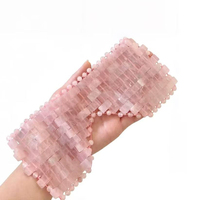 Masque facial rafraîchissant en quartz rose pour les yeux, masseur thérapeutique, masque de sommeil pour le visage – Offre Spéciale