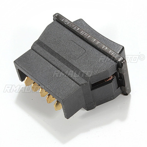 อะไหล่ใหม่ สวิตช์กระจกไฟฟ้ารถยนต์ 5 ขา แบบยูนิเวอร์แซล สีดำ พลาสติก ใช้ไฟกระแสตรง 12V 20A - Product Image 4