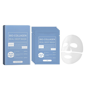 Masque facial en feuille pour enfants, personnalisable, à marque privée, <span class=keywords><strong>beauté</strong></span> naturelle, anti-âge, lissant, au collagène fondant et à l'acide hyaluronique - Product Image 6