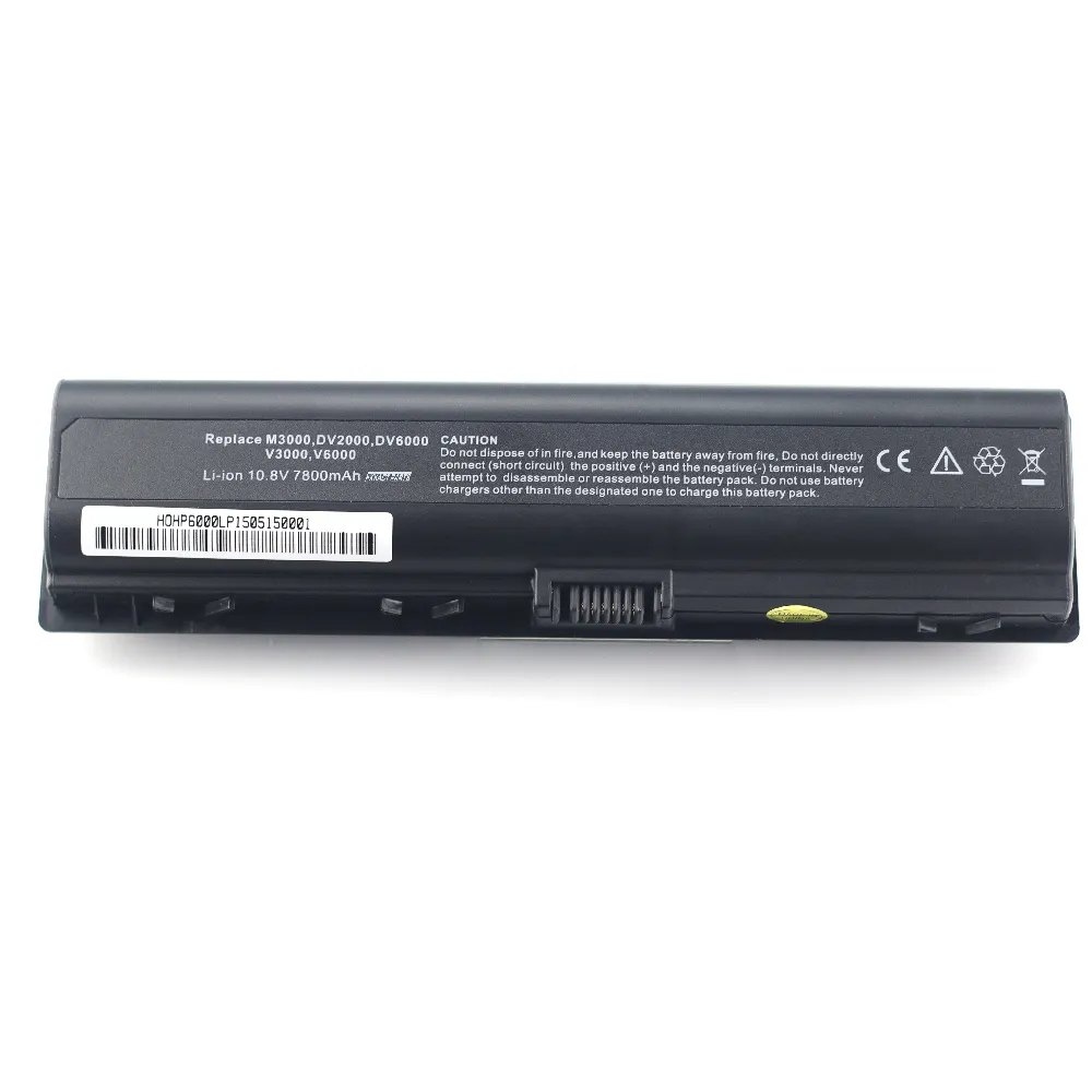 replacement laptop battery for HP M3000 PavilionDV2000 DV6000 Compaq Presario V3000 V6000
