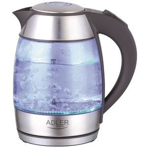 Adler 1,8 L portatile elettrico Smart Bollitore 2200W filtro Anticalcare Bollitore in vetro colorato per uso domestico-codice prodotto Ad_1246 - Product Image 1