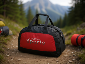 Borsa Sportiva Sztuzort Extra Large, Grande Capacità, Borsone da Viaggio Unisex in Tessuto Oxford con Chiusura a Cerniera - Product Image 2