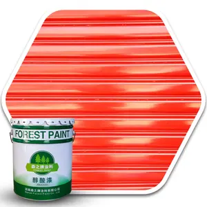 性能好耐热醇酸搪瓷金属涂层和油漆快干供应红色