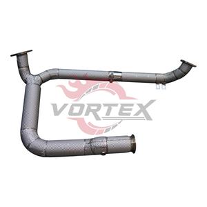 ท่อแคทดาวน์ไพพ์ Vortex 304 แบบไหลสูง สำหรับ Porsche 718 Boxster Cayman 2.5T ปี 2016–2023 พร้อมแผ่นกันความร้อน ไม่แสดงไฟเตือน Check Engine - Product Image 1