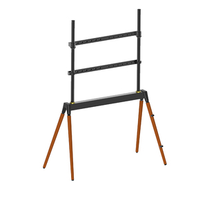 Supporto da Studio di Alta Qualità Bianco e Nero per <span class=keywords><strong>TV</strong></span>, Supporto in Metallo Regolabile in Altezza e Girevole, Treppiede per <span class=keywords><strong>TV</strong></span> da 32 <span class=keywords><strong>a</strong></span> 65 Pollici - Product Image 5