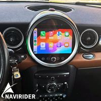Autoradio 9 pouces QLED 128 Go Linux pour BMW Mini One R56 2011, écran multimédia embarqué 8 cœurs, navigation Android Auto, garantie 1 an