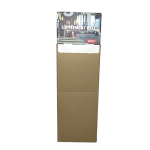 Estante de exhibición de cartón de papel corrugado plegable minorista de supermercado para uso de tienda y promoción - Product Image 5