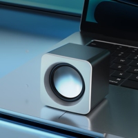 Speaker Subwoofer Mini Berkabel Desktop Komputer untuk Multimedia Laptop dengan Suara HIFI 3W Tahan Air IPX-5 & Efek Suara Game