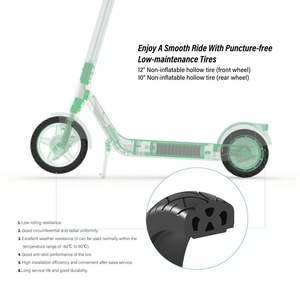 Desain Baru Kontrol Aplikasi Canggih GPS 36V Baterai Kapasitas Besar Dapat Dilepas Tahan Air Skuter Listrik Dewasa Non-Lipat untuk Berbagi - Product Image 4