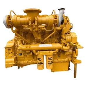 เครื่องยนต์ดีเซล C18 ใหม่ สตาร์ทไฟฟ้า ระบายความร้อนด้วยน้ำ 4 จังหวะ 408 กิโลวัตต์ 1800 รอบต่อนาที ยี่ห้อดัง รุ่น 390F อะไหล่รถขุด ชุดประกอบเครื่องยนต์ - Product Image 1