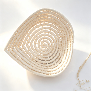 Breathable Woven Bread Tray Designed For <b>Rustic</b> Kitchen Storage And Fresh Bread Serving - Product Image 4