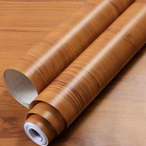 Papier peint <span class=keywords><strong>autocollant</strong></span> moderne imperméable à l'eau avec texture bois pour armoires de cuisine et revêtement <span class=keywords><strong>vinyle</strong></span> pour salon, <span class=keywords><strong>autocollant</strong></span> pour meubles - Product Image 2