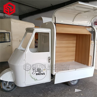 Belyoo Street Camion à jus de fruits Chariot à crème glacée Tricycle alimentaire Ape Food Truck avec cuisine complète Tuk Tuk électrique à vendre Bar mobile