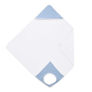 Venta al por mayor de alta calidad personalizado gran muselina blanca niños bebé con capucha toallas de baño de algodón de lujo manta <span class=keywords><strong>Toalla</strong></span> de abrazo - Product Image 2