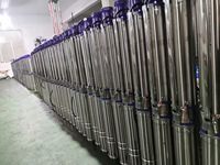 Pompe submersible pour puits profond entièrement en acier inoxydable OEM ultra haute pression 3 CV résistante à la corrosion du sable pour puits agricoles africains