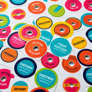 สติกเกอร์แบบกําหนดเอง Die Cut ของขวัญตกแต่งฉลากไวนิลสีสติกเกอร์กันน้ํา - Product Image 4