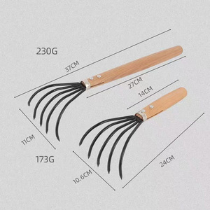 <span class=keywords><strong>Râteau</strong></span> à griffes Gardeners <span class=keywords><strong>en</strong></span> acier de qualité 5 dents et <span class=keywords><strong>bois</strong></span> de première qualité <span class=keywords><strong>Râteau</strong></span> de <span class=keywords><strong>jardin</strong></span> <span class=keywords><strong>japonais</strong></span> à griffes Cultivateur <span class=keywords><strong>pour</strong></span> sol aéré - Product Image 3
