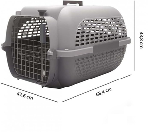 Fast Delivery Airline Approved Portable Solid Plastic Eco-friendly Large Air Travel Kennel Wheels <b>Pet</b> Dog Cat Plastic Tray - Product Image 2