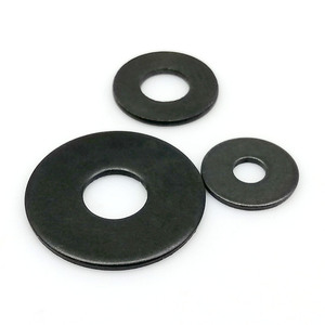 2/5/10/20/25 pièces Rondelle plate large en acier noir Grade 8.8 M3 M4 M5 M6 M8 M10 M12 <span class=keywords><strong>M14</strong></span> M16 GB96 - Product Image 4