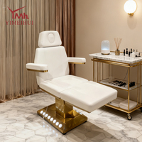 Lit de massage électrique de salon de beauté pour les soins du visage et des cils, design moderne, camillas de masajes