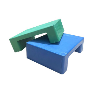 Palette en plastique plate à neuf pieds bleu-vert pour le stockage de marchandises empilées - Product Image 1