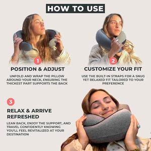 <span class=keywords><strong>Coussin</strong></span> <span class=keywords><strong>de</strong></span> <span class=keywords><strong>Voyage</strong></span> Portatif en Mousse à Mémoire <span class=keywords><strong>de</strong></span> Forme en U pour Soulagement des Douleurs Cervicales - Vente en Gros d'Usine - Product Image 6
