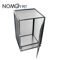 Nomoy Pet Factory Nouvelle Vente Chaude Cages en Aluminium Noir pour Reptiles pour Caméléon NX-06