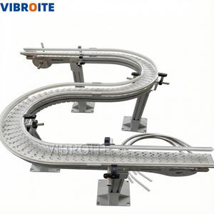 Verstelbare hoogte trap automatisering voedingsysteem rubberen bandtransportband transport assemblagelijn transportband - Product Image 6