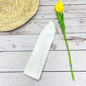 Customized Cotton Drawstring Pouch <b>Bag</b> Chopsticks <b>Packaging</b> <b>Bags</b> for Chopsticks and Knife and Fork - Product Image 5