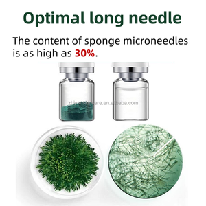 Bubuk Lyophilized pemutih Microneedle, spons ganggang jarum tulang hijau biologi untuk wajah jerawat & kulit bintik pengupas - Product Image 5