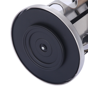 Set Utensili da Cucina Portaspezie Girevole in Acciaio Inox con 16 Barattoli e Macinapepe - Product Image 6