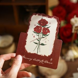 <span class=keywords><strong>Carte</strong></span> de voeux tridimensionnelle Rose avec sens rétro de la cérémonie pour les festivals, les anniversaires, la fête des mères, la <span class=keywords><strong>carte</strong></span> pliable - Product Image 5