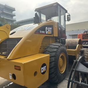 Compacteur à rouleaux vibratoire à moteur diesel Caterpillar CAT CS-683E d'occasion, d'origine Japon/USA, en bon état, en vente en stock - Product Image 6