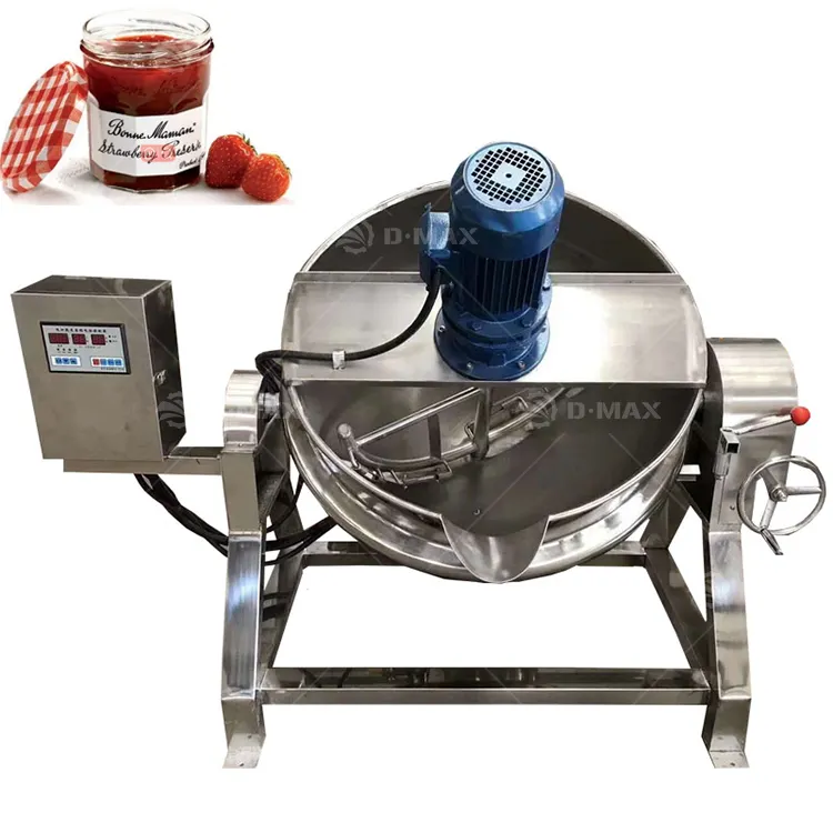 Food Grade Extractor Water Sirup Kookjas Ketel Met Maaltijd Whisker Kantelpot En Roerder