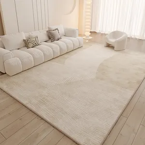 Tapis moderne lavable tapis imprimé antidérapant moelleux et doux tapis à poils bas intérieur pour salon maison