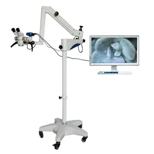 Операционный микроскоп ENT YSX120 с переходником Beamsplitter и видеокамерой