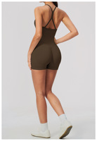 Nouvelle combinaison de yoga sans couture une pièce, short de sport, combinaison de sport pour femmes, tenue de sport pour la salle de sport, vêtements de sport actifs